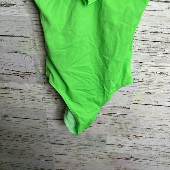 Aritzia  wilfred free green bodysuit size xs ruffle - Picture 4 of 9